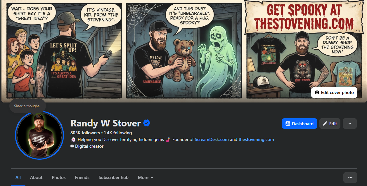Randy's Facebook page